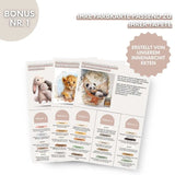 Niedliches Löwenbaby Kinderpapier