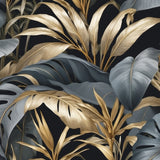 Panoramatapete goldener Dschungel