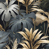 Panoramatapete goldener Dschungel