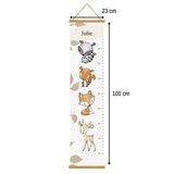 Toise animaux de la forêt d'automne