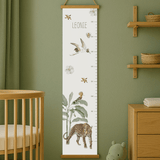 Toise léopard dans la jungle