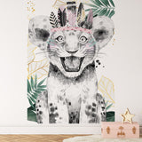 Löwen Panorama Hintergrundbild