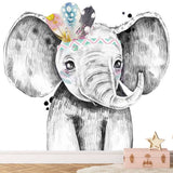 Elefanten Panoramatapete in 2 Größen