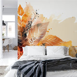 Panoramatapete Floral Pflanzen und Blumen