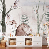 Panorama Waldtapete 261/360 cm