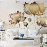 Panorama-Tapete Floral Pflanzen und Blumen