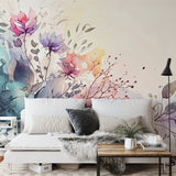 Panoramatapete Floral Pflanzen und Blumen