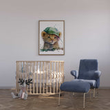 Kinderposter Baby-Löwe Gavroche