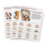 Papier peint enfant panoramique Girafes