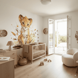 Papier peint panoramique – Le lionceau apaisé