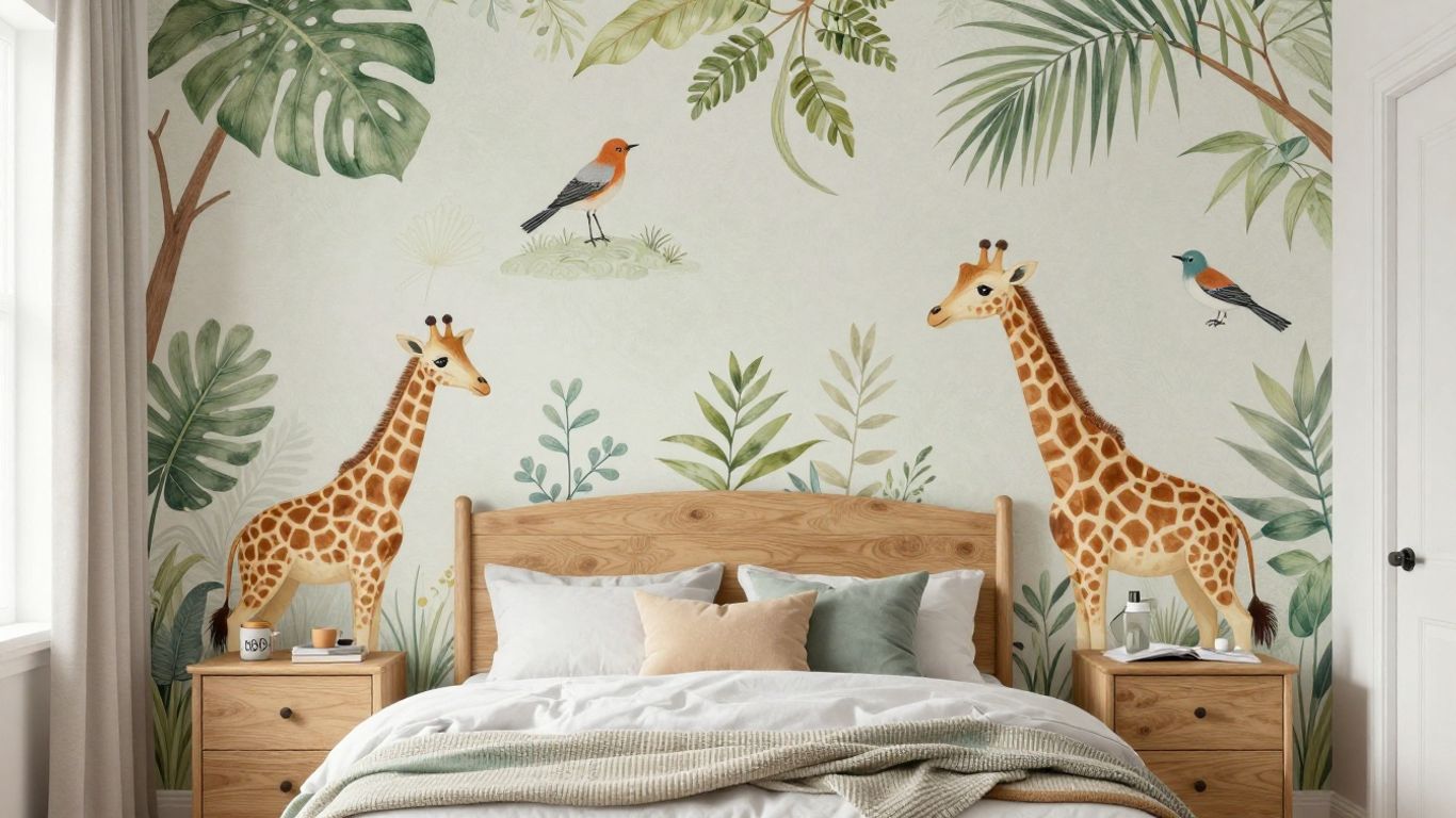 Papier peint animaux chambre enfant : le guide pour choisir le décor idéal