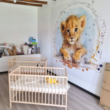 Papier peint enfant panoramique le roi lion