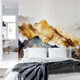 Papier peint panoramique paysage montagneux