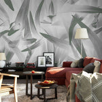 Papier peint panoramique jungle n°8 illustré, dans une chambre adulte