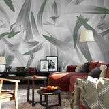 Papier peint panoramique jungle n°8 illustré, dans une chambre adulte