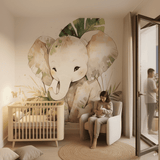 Papier peint panoramique – L’éléphant de la jungle